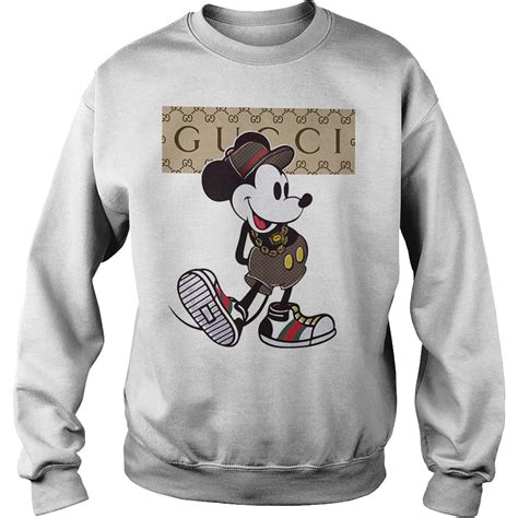 gucci mouse shirt|mickey mouse Gucci hoodie.